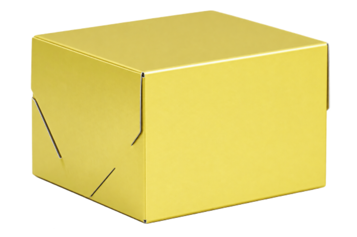 Metallic Gold 2 Piece Gift Box 102 x 102 x 76mm