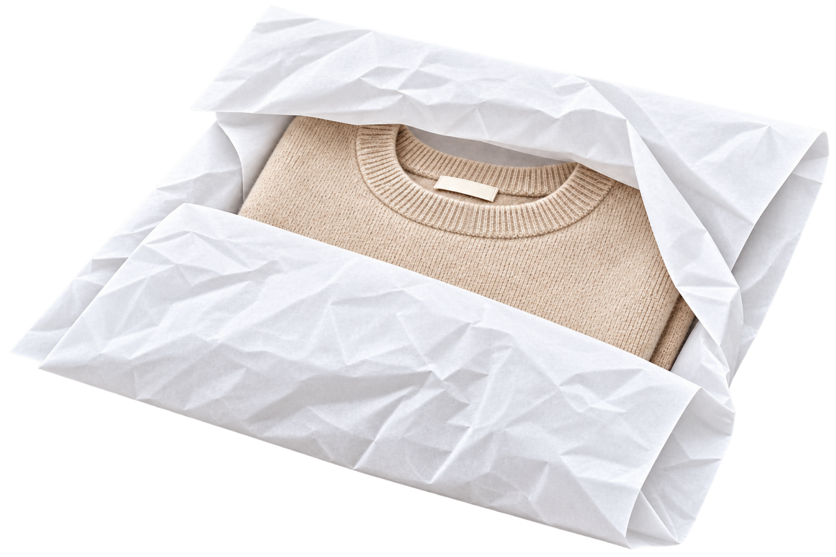 White Tissue Paper, Acid Free, 500 x 750mm, 1000 Sheets