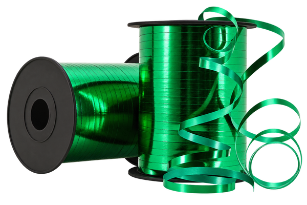 Metallic Curling Ribbon 5mm x 228m Roll Emerald