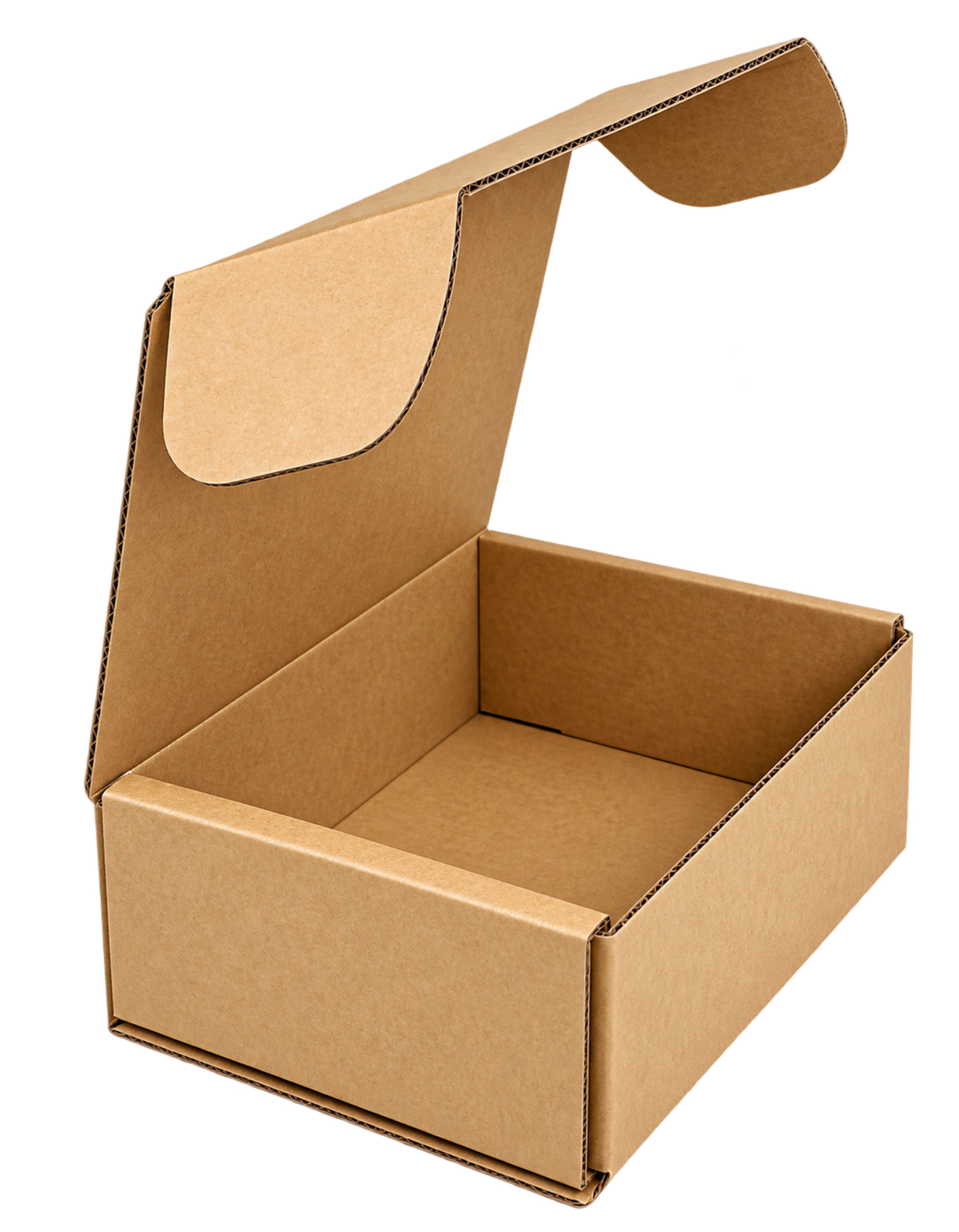 Hinged Lid Gift Box Kraft Brown / Size A, 100 x 75 x 37mm